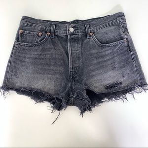 Levi's 501 High Waist Eat Your Words Jean Short 30
